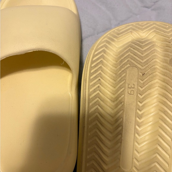 Yellow Slide Sandals - Picture 2 of 2